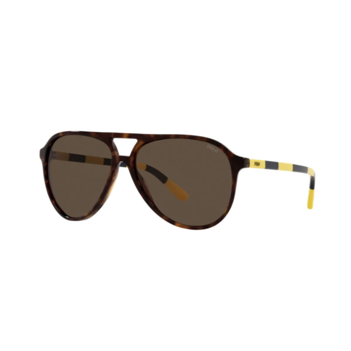 Óculos de Sol Polo Ralph Lauren 0PH4173 50037359 Acetato Marrom Mesclado com lentes na cor Marrom