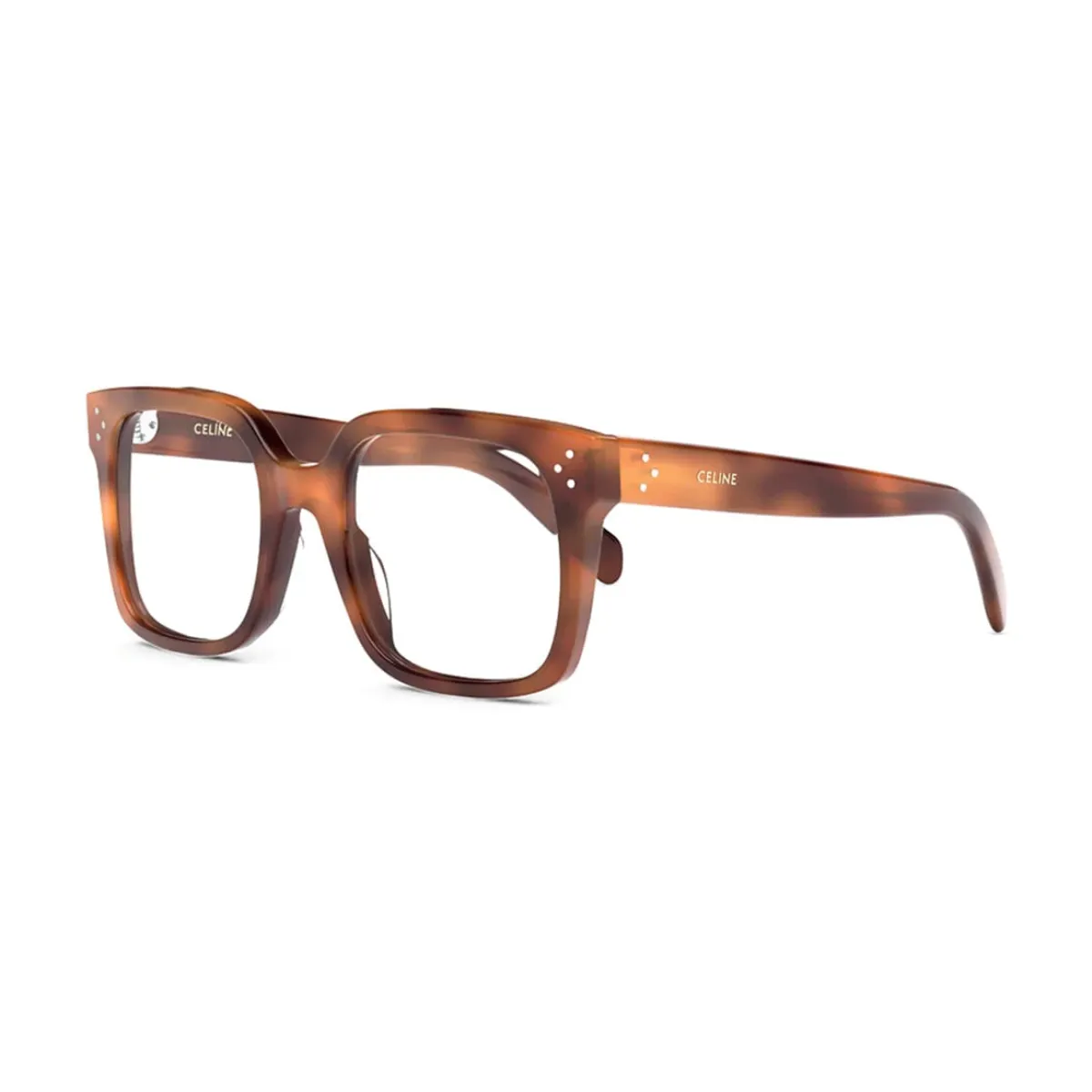 Óculos de Grau Celine CL50114I_53053 Acetato Marrom Mesclado