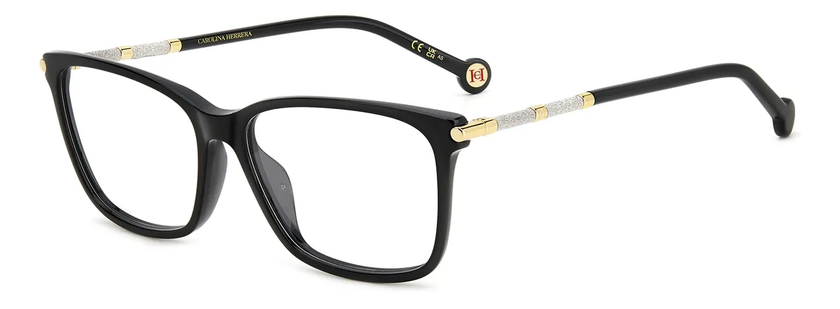 Óculos de Grau Carolina Herrera HER 0199/G 2M2 5515 Acetato Preto