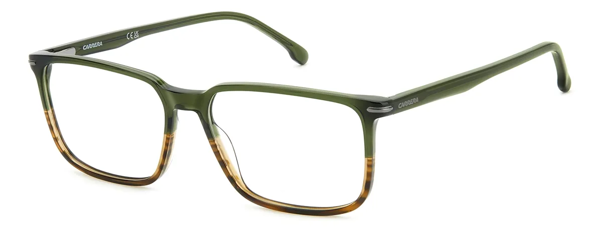Óculos de Grau CARRERA 326 1QA 5716 Acetato Verde e Marrom Mesclado