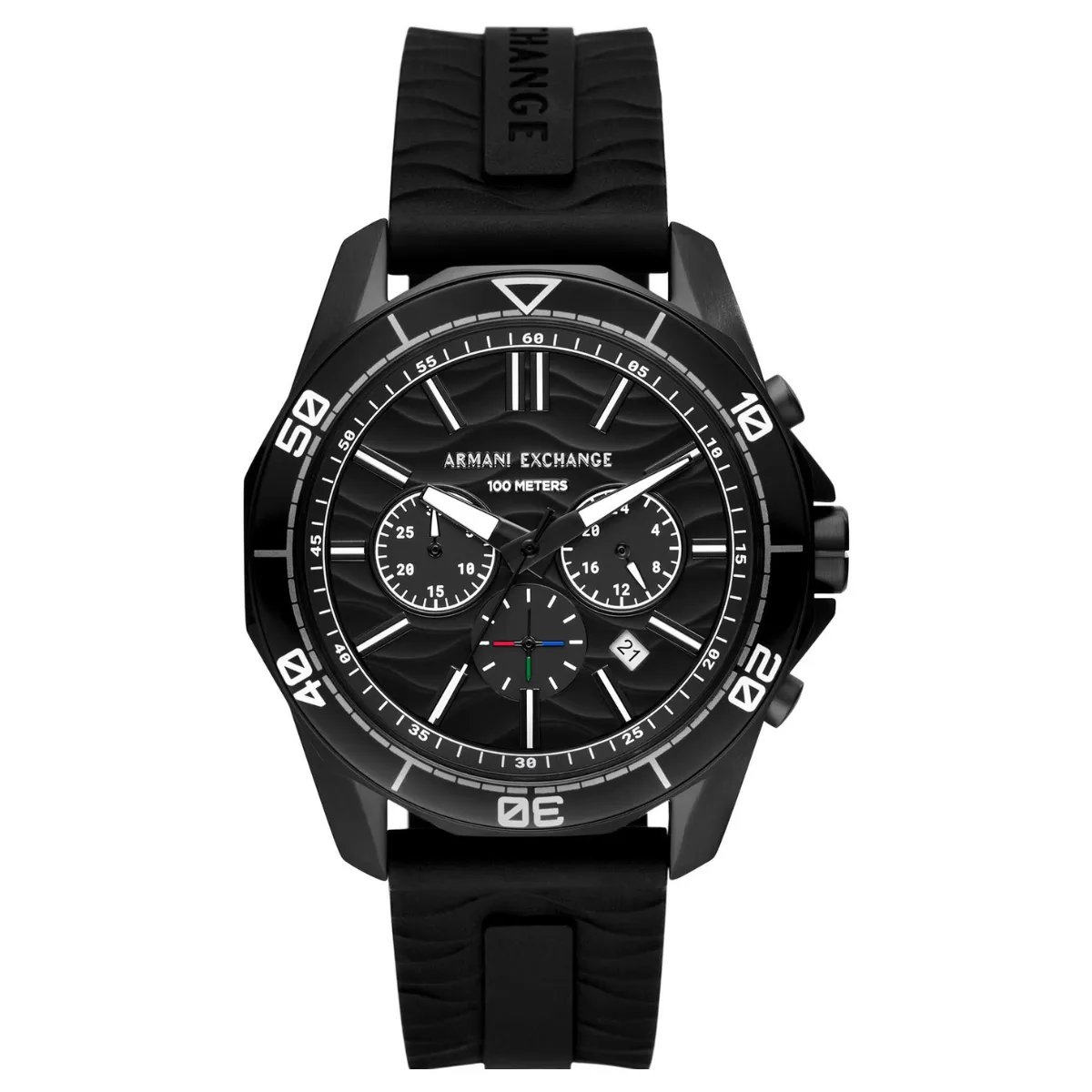 Relógio Armani Exchange A|X Spencer Cronógrafo - AX1961B1 P1PX Preto