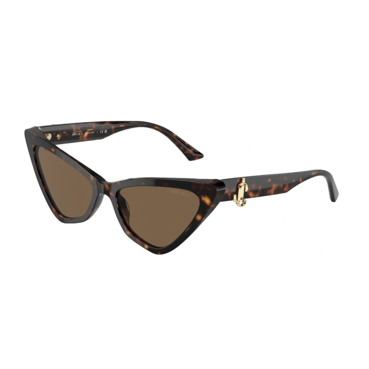 Solar Marrom Mesclado Acetato Jimmy Choo Marrom 0JC5008