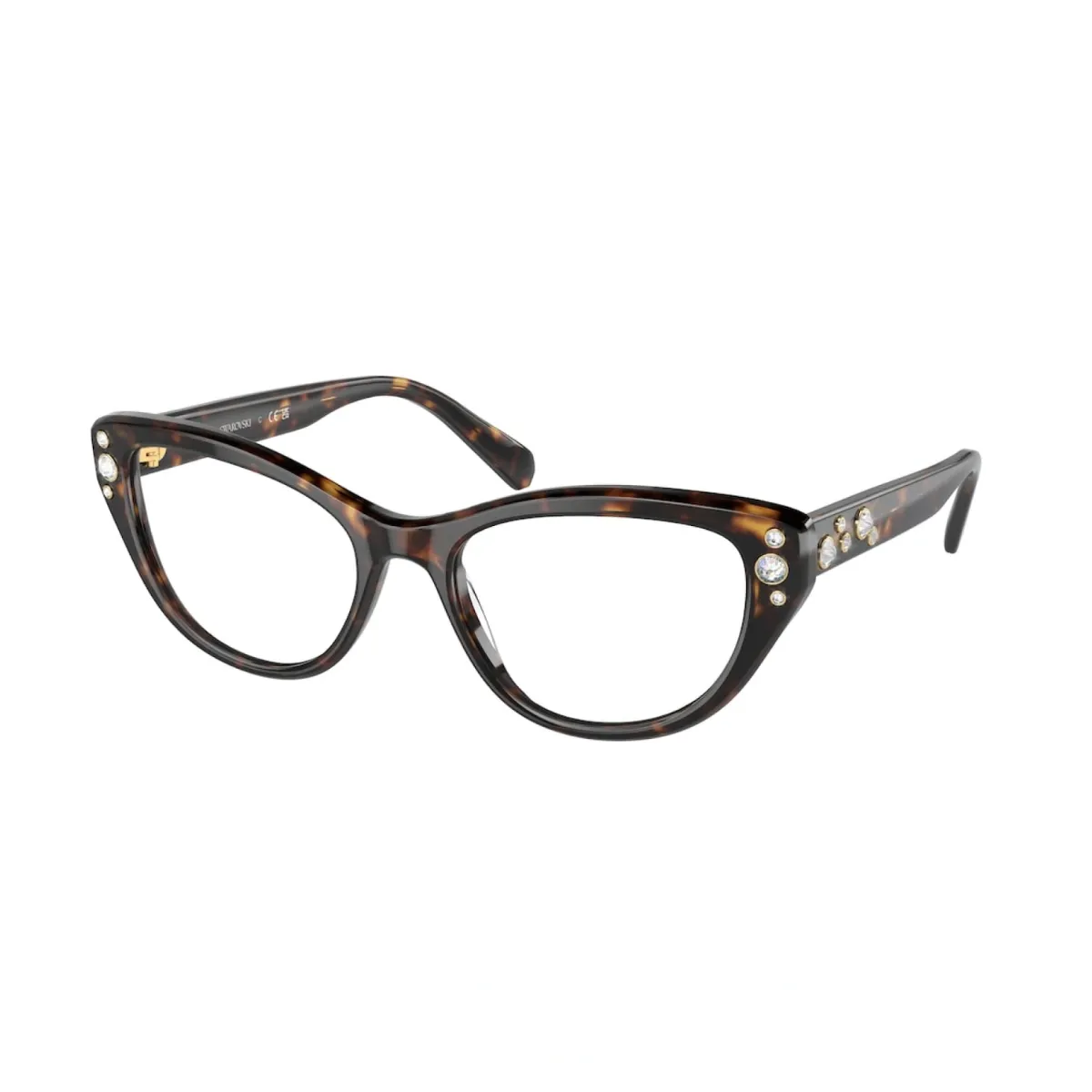 Armação de Grau Swarovski Marrom Mesclado Acetato 0SK2023