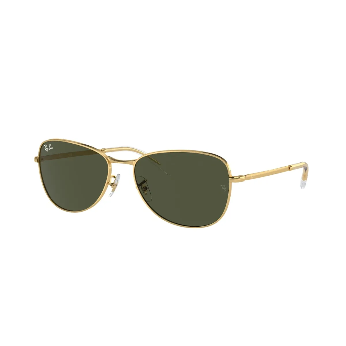 Óculos de Sol Ray-Ban 0RB3733 001/3159 Metal Dourado com lentes na cor Verde