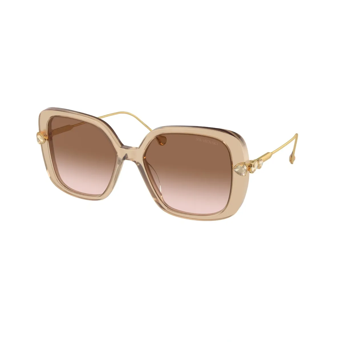Óculos de Sol Swarovski 0SK6011 Acetato Bege Transparente