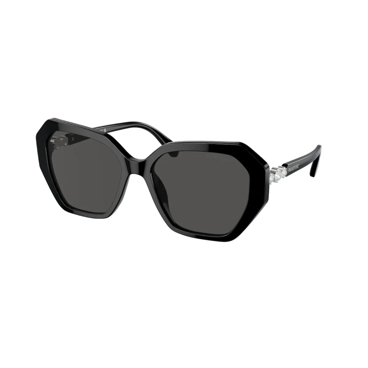 Óculos de Sol Swarovski 0SK6017 Acetato Preto