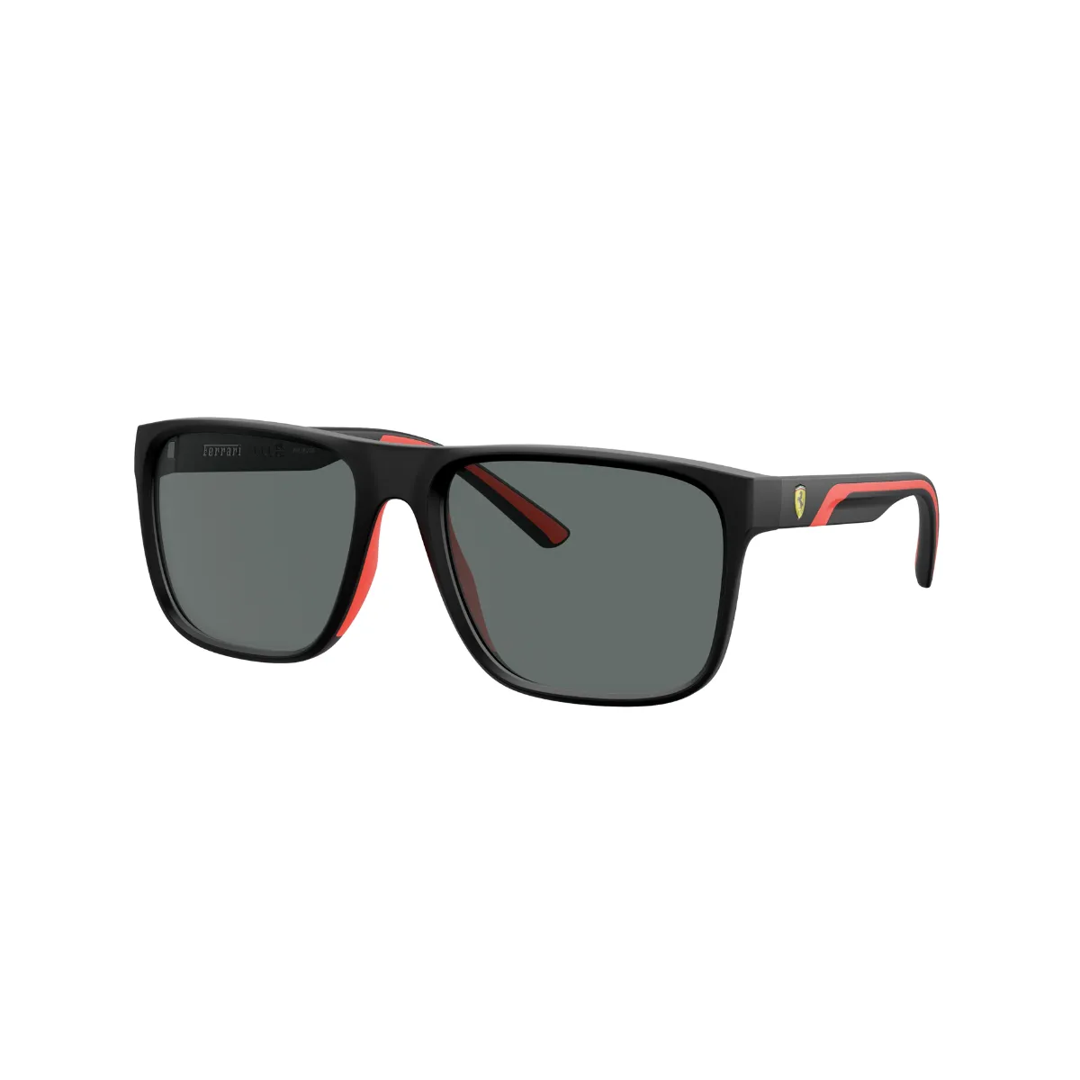 Óculos de Sol Scuderia Ferrari Acetato Preto Fosco Polarizado 0FZ6002U