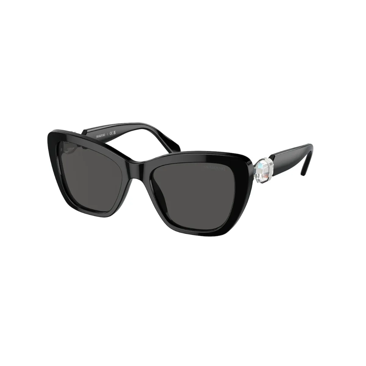 Óculos de Sol Swarovski 0SK6018 Acetato Preto