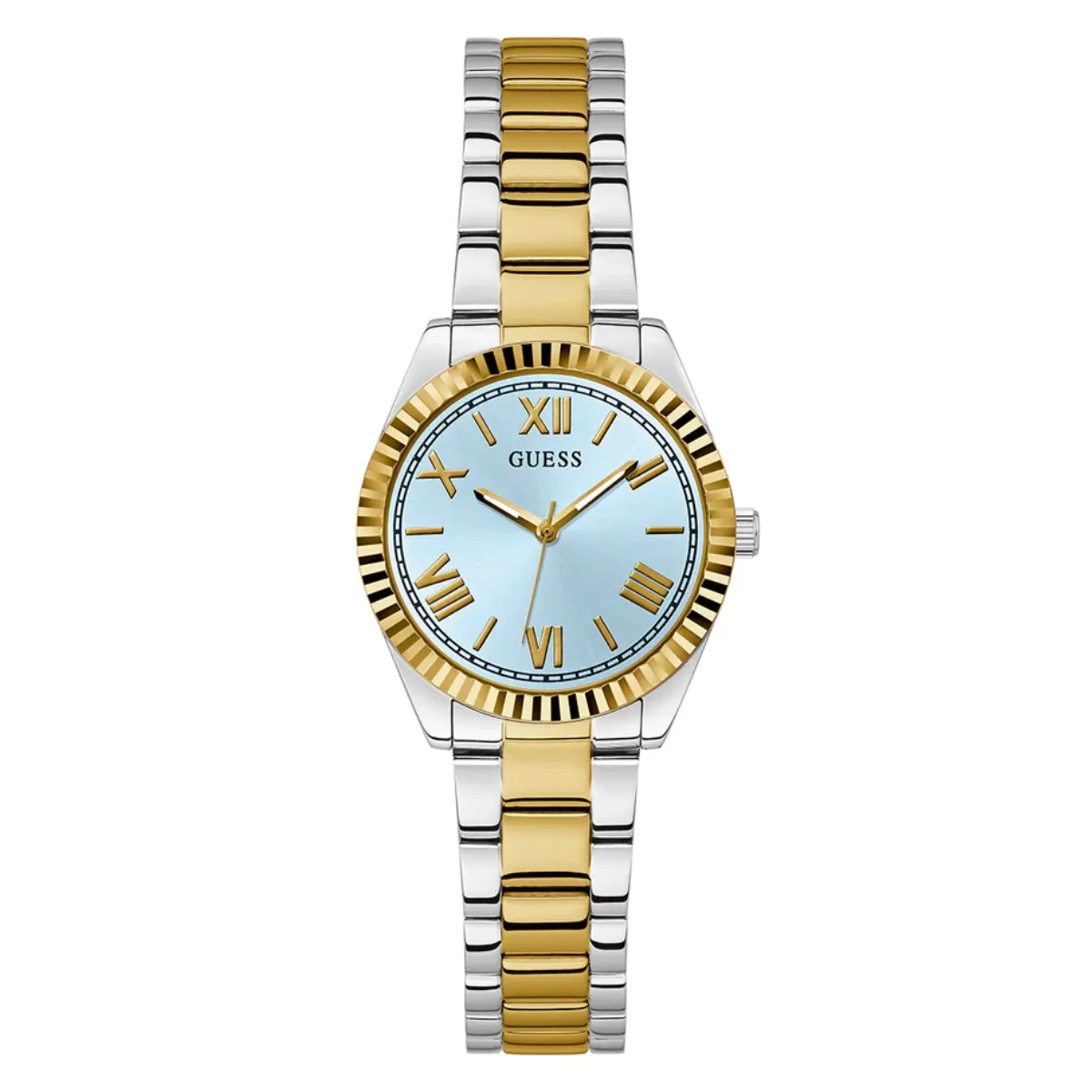 Relógio Guess 2 tons Feminino - GW0687L4 Azul