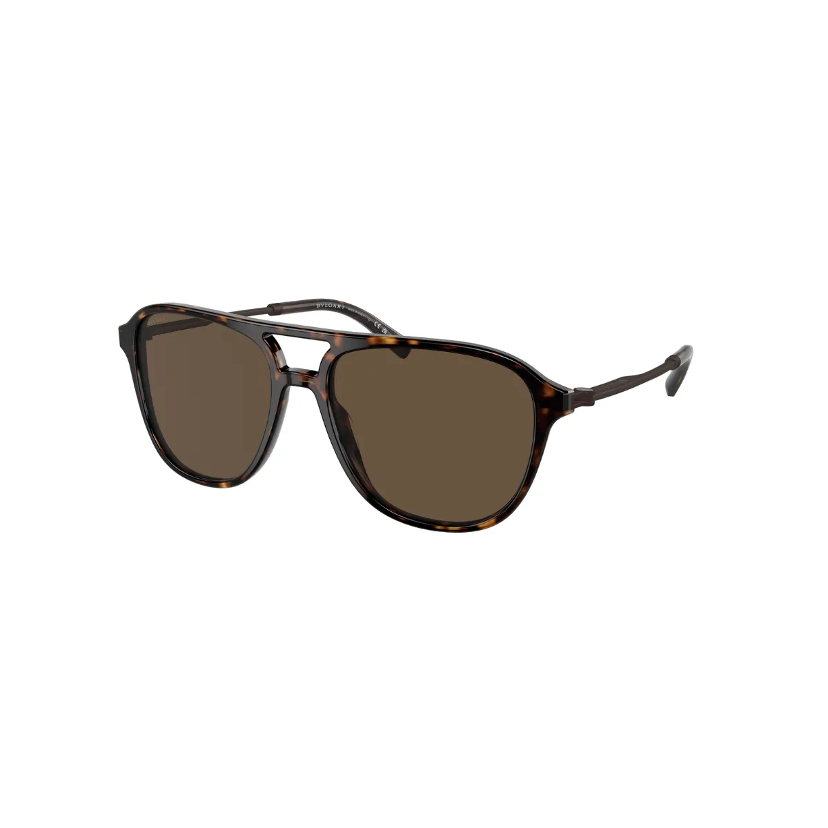 Óculos de Sol Bvlgari 0BV7038 Acetato Marrom Mesclado