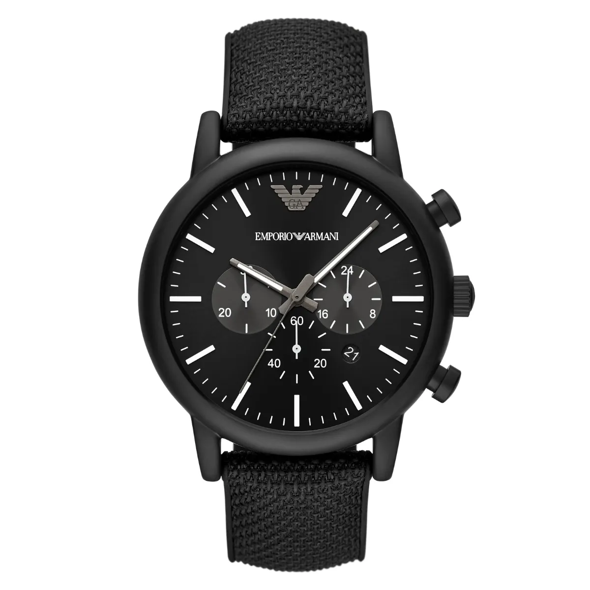 Relógio Emporio Armani Luigi Cronógrafo Masculino - AR11450B1 P1PX Preto