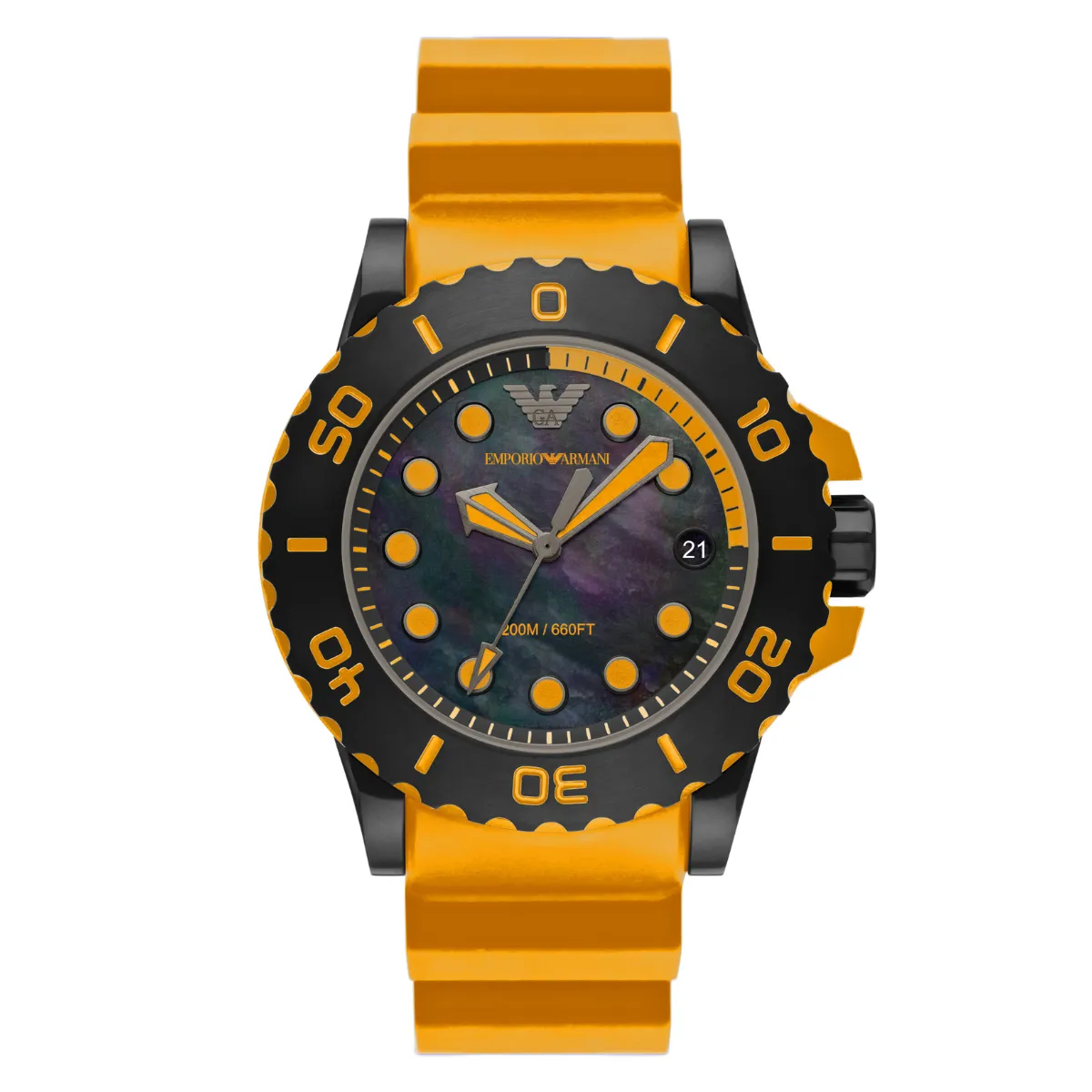 Relógio Emporio Armani Acqua Masculino - AR11439B1 P1OX Laranja