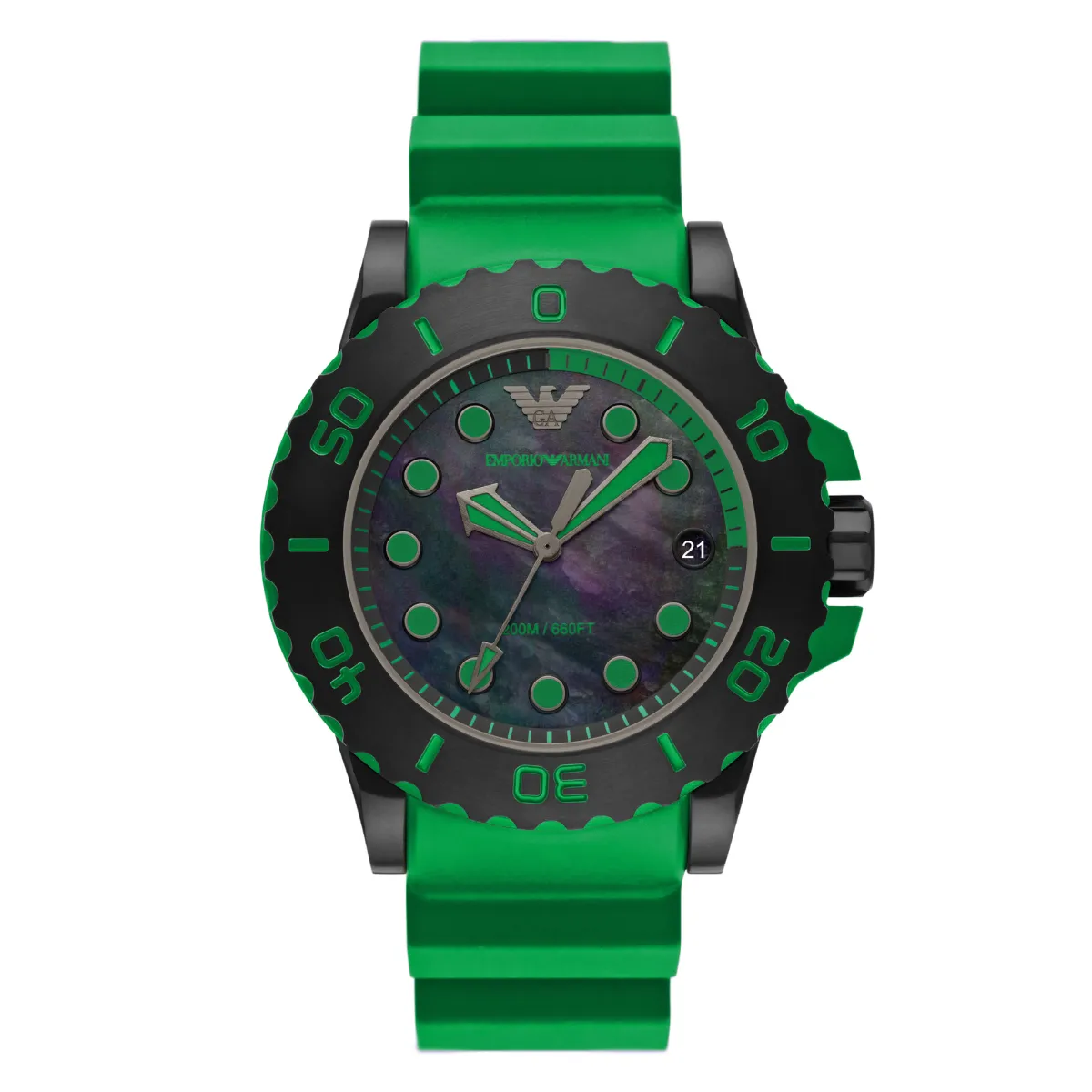 Relógio Emporio Armani Acqua Masculino - AR11440B1 P1EX Verde