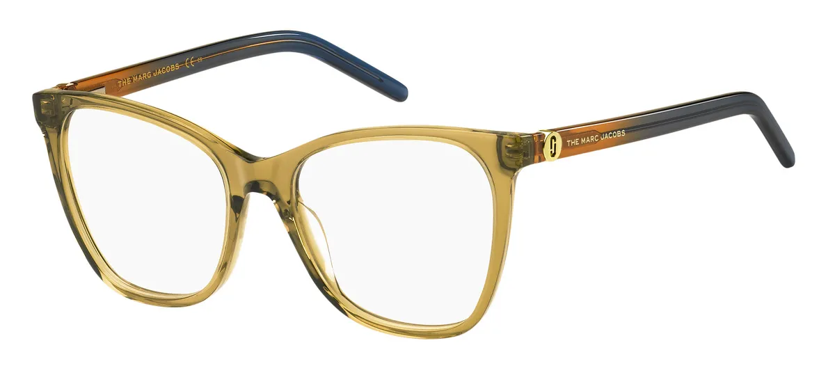 Óculos de Grau Marc Jacobs MARC 600 Acetato Marrom Transparente