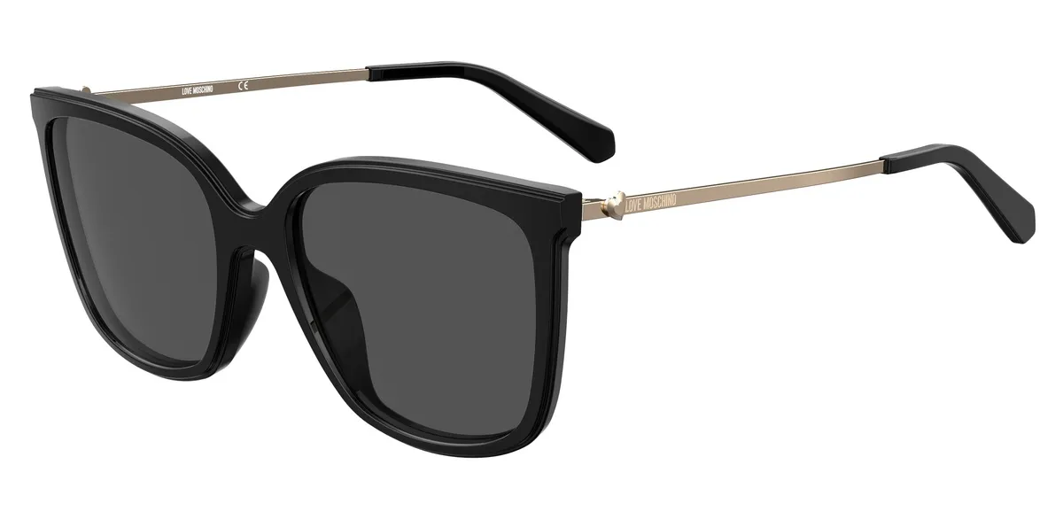 Óculos de Sol Love Moschino MOL035/S Acetato Preto