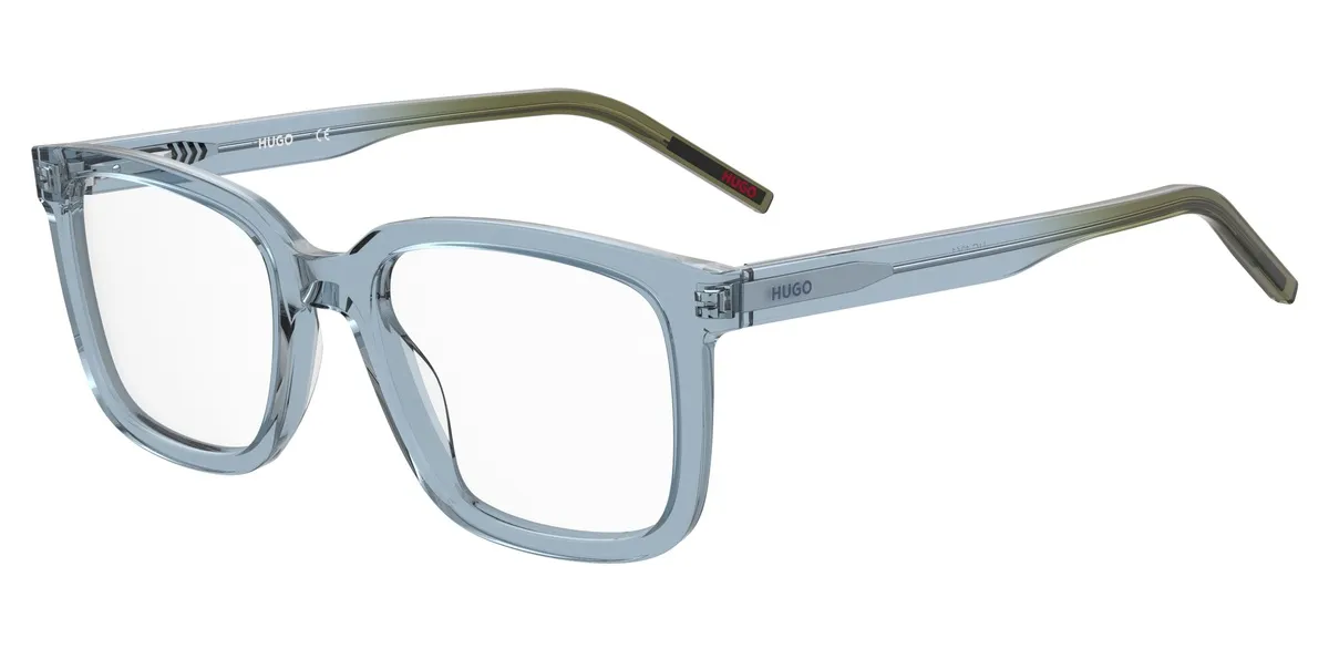 Óculos de Grau Hugo Boss HG 1261 Acetato Azul Transparente