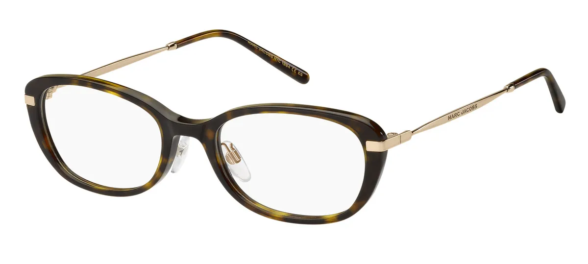 Óculos de Grau Marc Jacobs MARC 669/G Acetato Marrom Mesclado