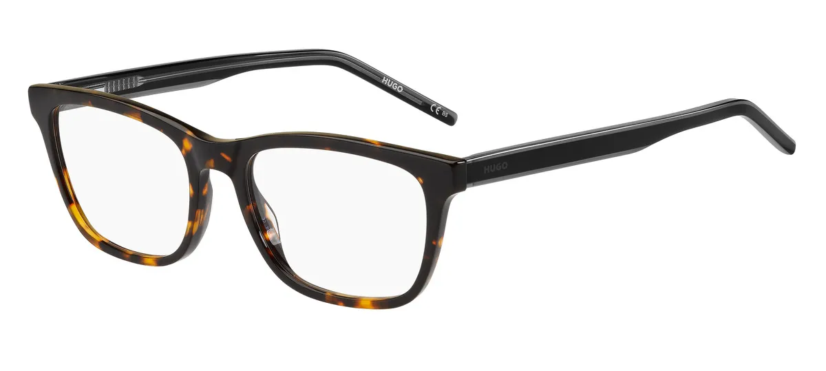 Óculos de Grau Hugo Boss HG 1250 Acetato Marrom Mesclado