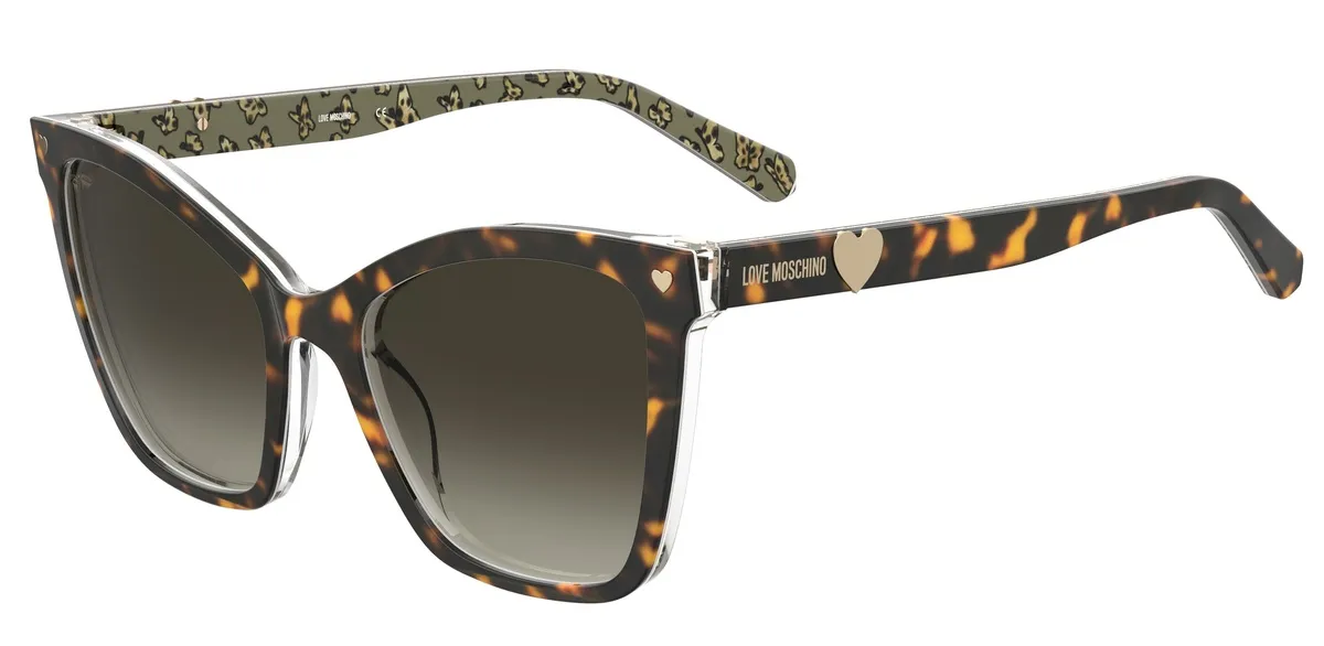 Óculos de Sol Love Moschino MOL045/S Acetato Marrom