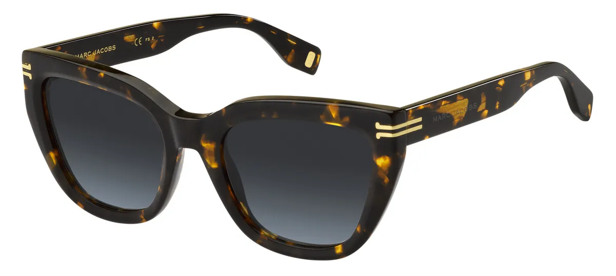 Óculos de Sol Marc Jacobs MJ 1070/S Acetato Marrom Mesclado