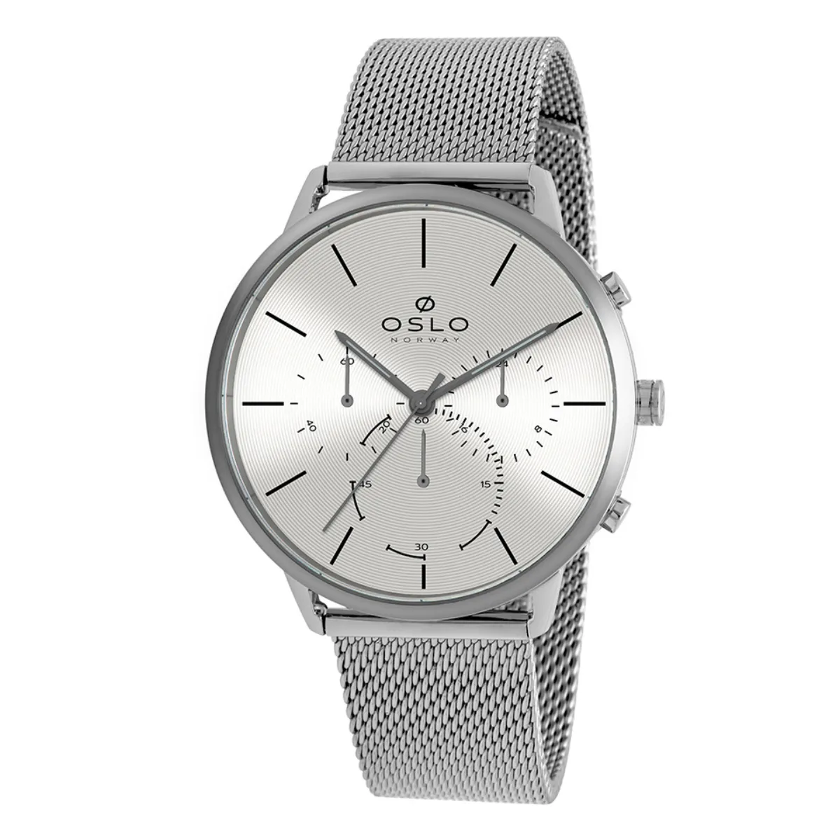 Relógio Oslo Cronógrafo Masculino - OMBSSCVD0009 S1SX Prata
