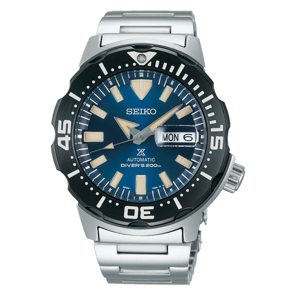 Relógio Seiko Prospex Monster Automático - SRPD25K1 D1SX Azul