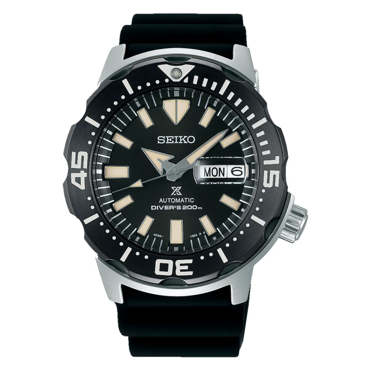 Relógio Seiko Prospex Monster Automático - SRPD27K1 P1PX Preto