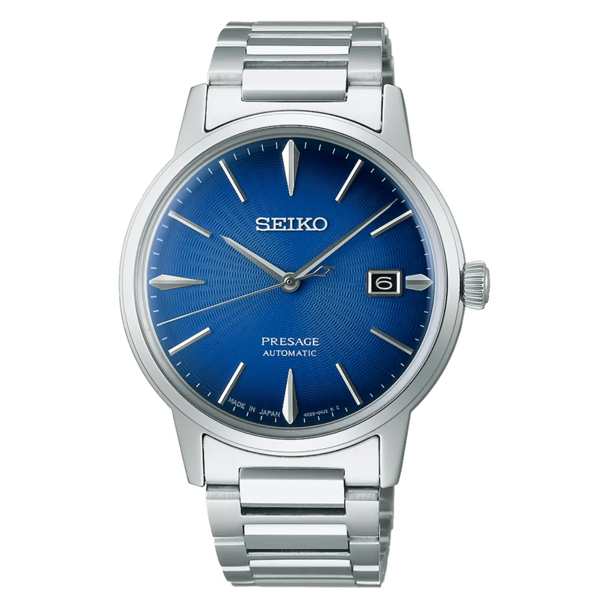 Relógio Seiko Presage Cocktail Time Automático - SRPJ13J1 D1SX Azul
