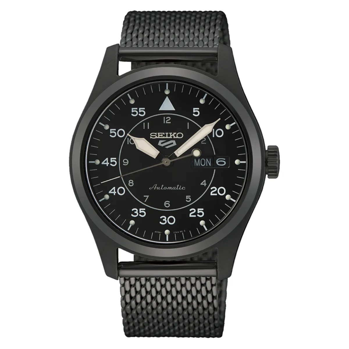 Relógio Seiko 5 Sports Filed Series Automático - SRPH25B1 P2GX Preto