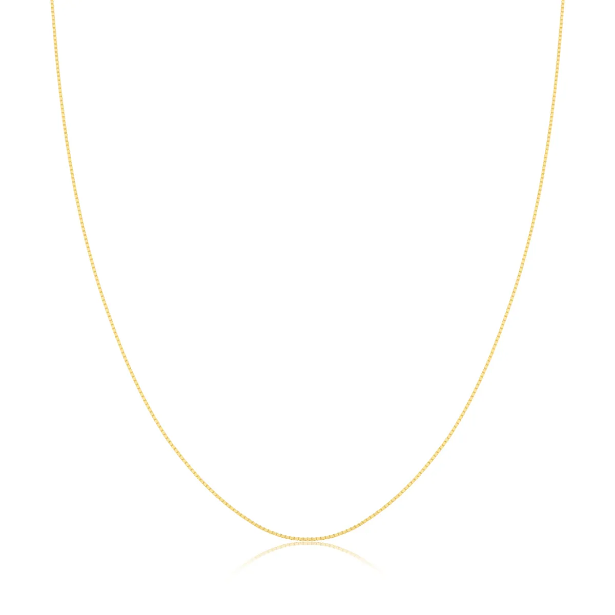 Corrente malha Veneziana ouro 18k Coleção Essentials 60CM