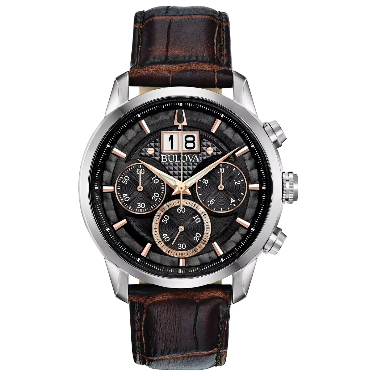 Relógio Bulova Sutton Classic Cronógrafo Masculino - 96B311 Preto