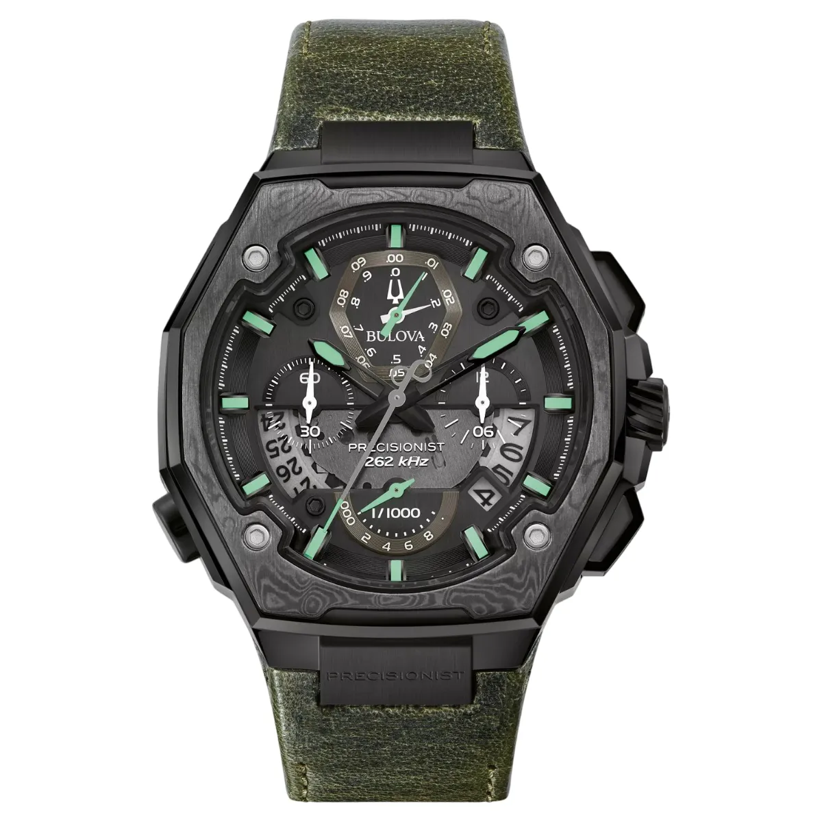Relógio Bulova Precisionist Series X Edição Especial - 98B355N Verde
