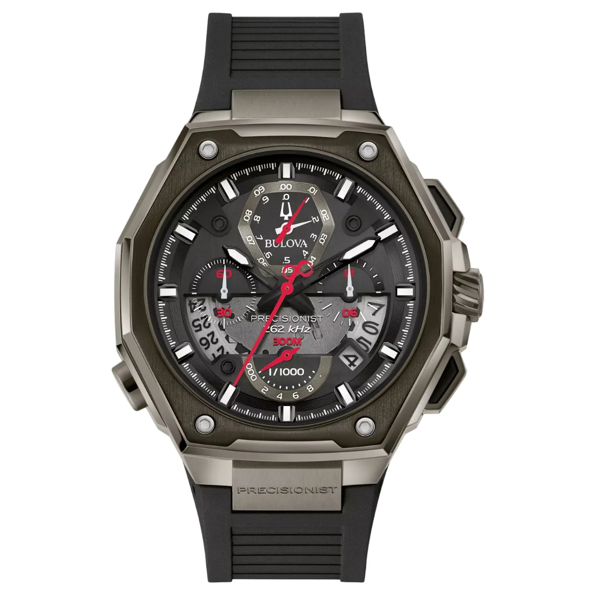 Relógio Bulova Precisionist Series X Masculino - 98B358 Cinza