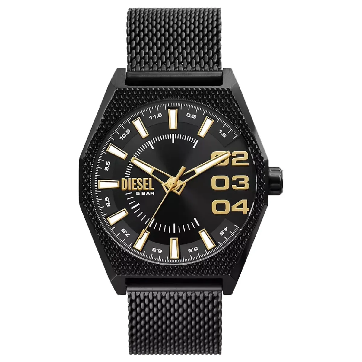 Relógio Diesel Scraper Masculino - DZ2194B1 P2PX Preto