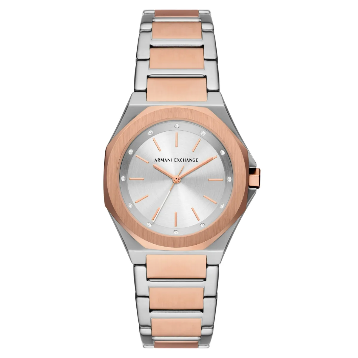 Relógio Armani Exchange A|X Andrea Feminino - AX4607B1 S1SR Bicolor