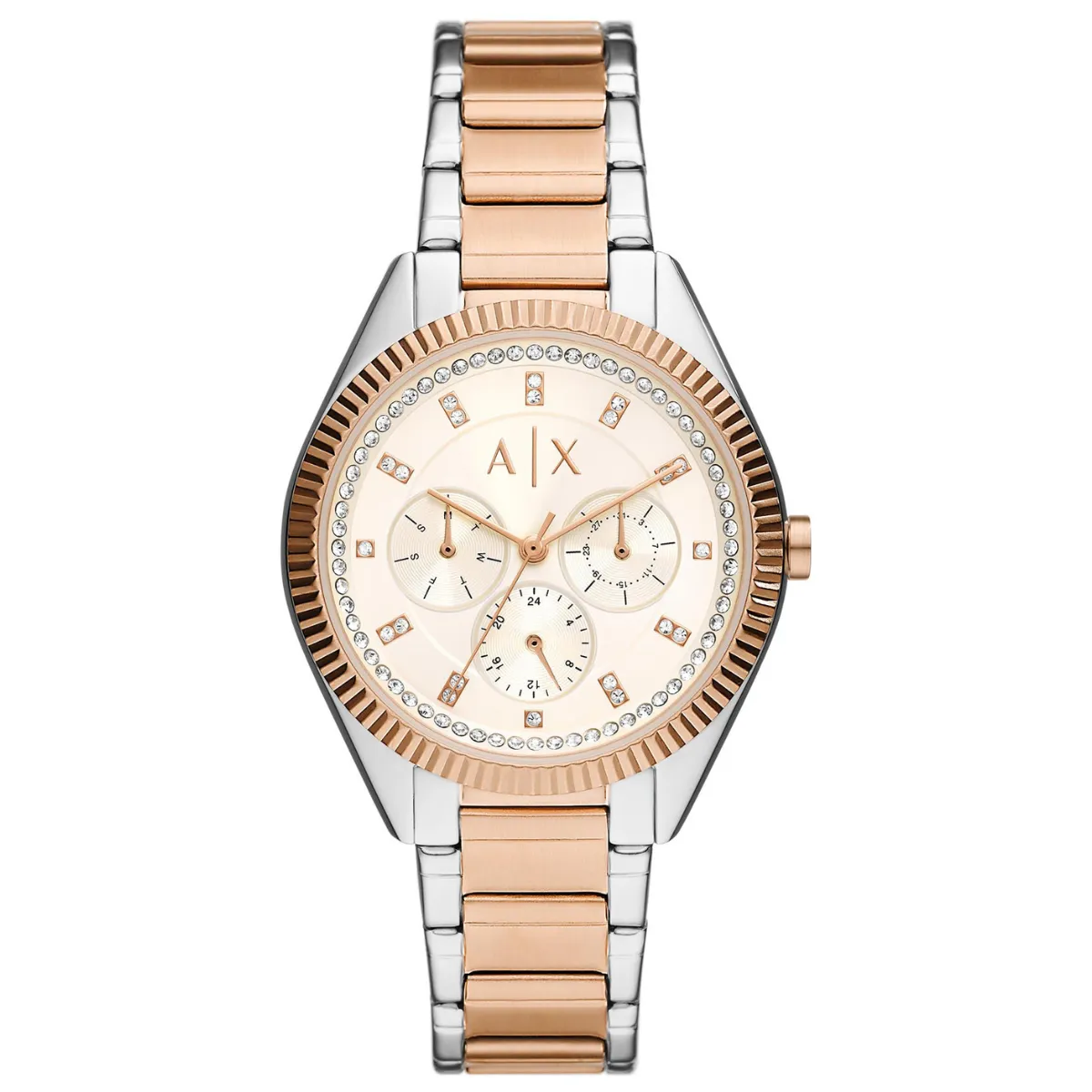 Relógio Armani Exchange A|X Lady Giacomo Feminino - AX5662B1 S2SR Bicolor