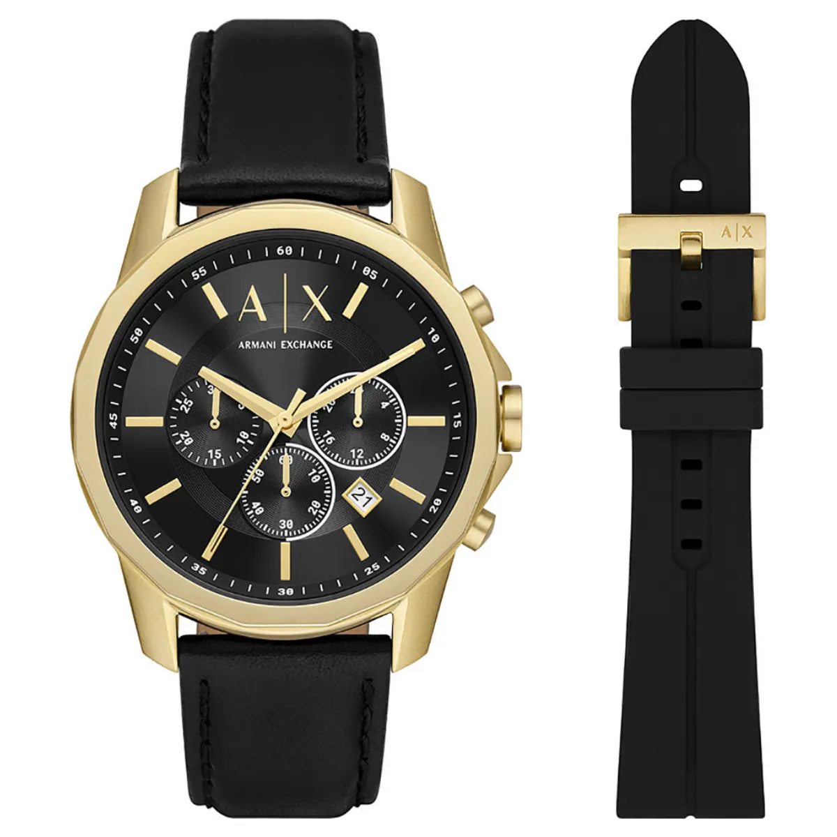 Relógio Armani Exchange A|X Banks Cronógrafo - AX7133B1 P1PX Preto