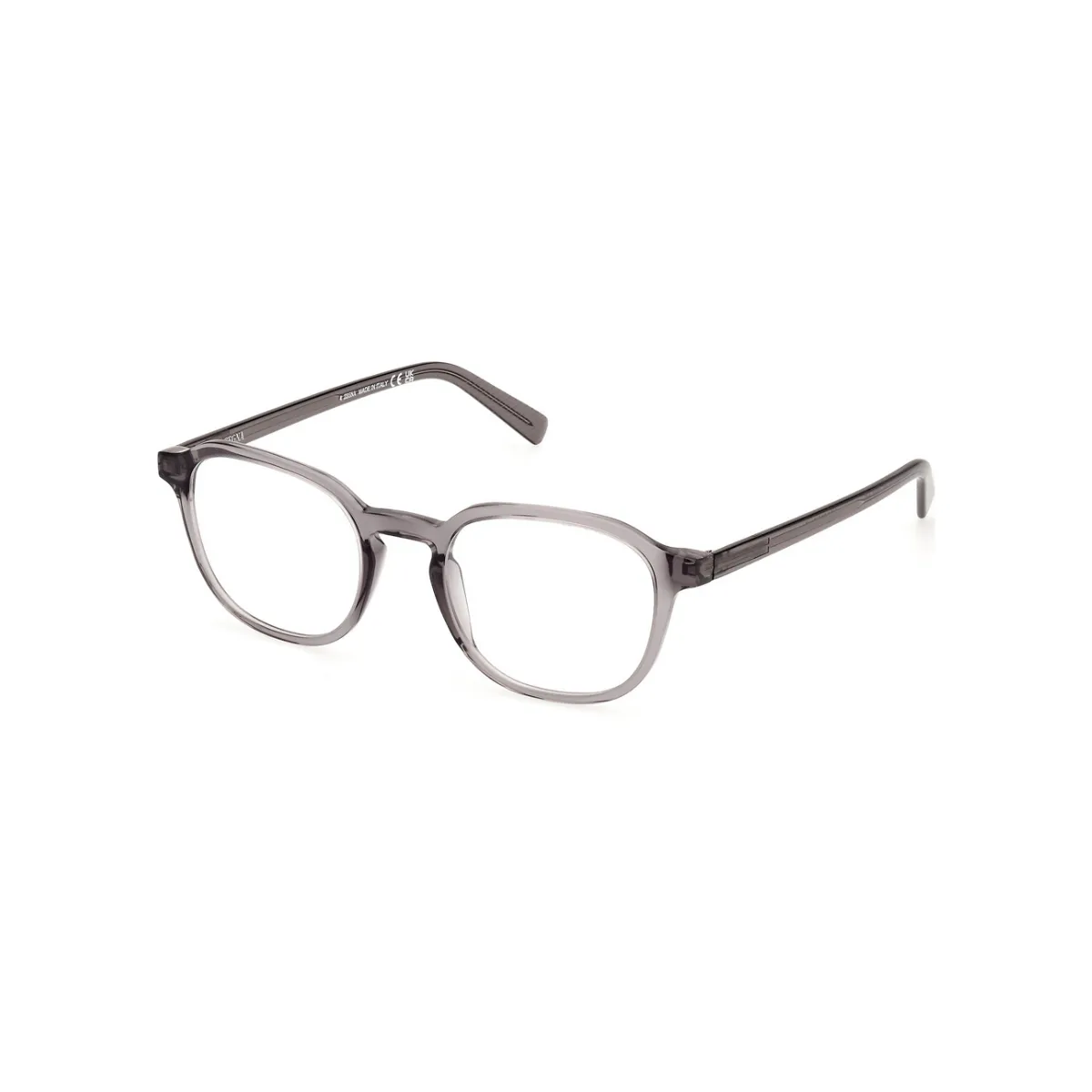 Óculos de Grau Ermenegildo Zegna EZ5284_49020 Acetato Cinza Transparente