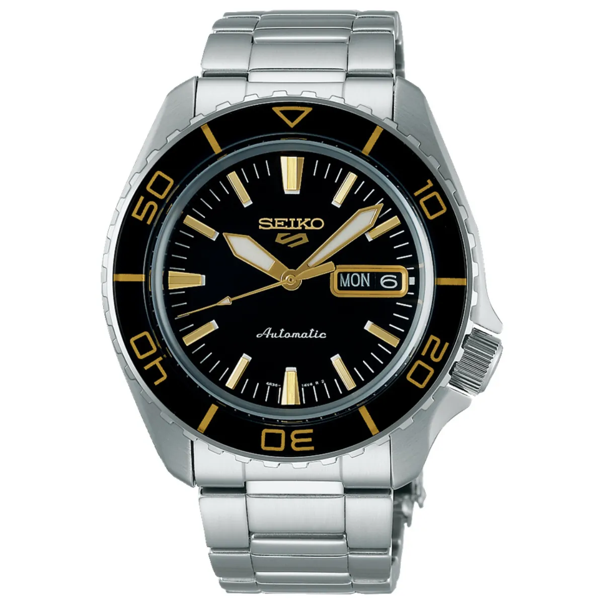 Relógio Seiko 5 Sports SKX Automático Masculino - SRPK99B1 P1SX Preto