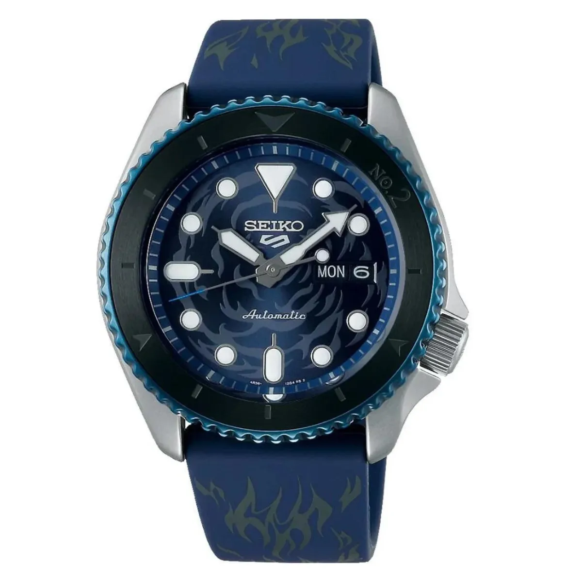 Relógio Seiko 5 Sports One Piece Edição Limitada Sabo - SRPH71K1 D1DX Azul