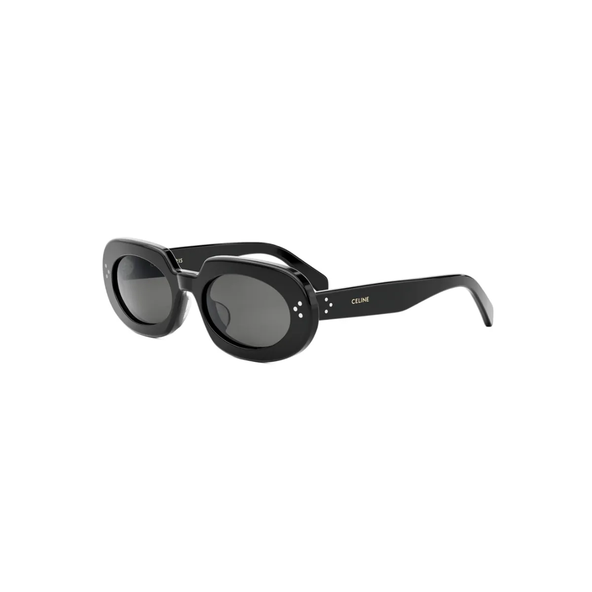 Óculos de Sol Celine CL40276U_5401A Acetato Preto com lentes na cor Cinza