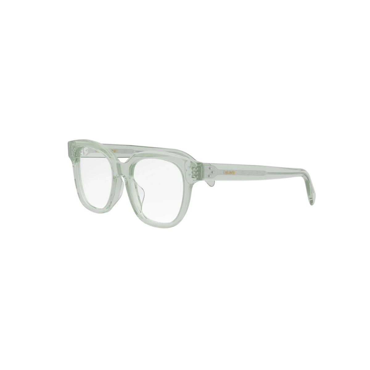 Óculos de Grau Celine CL50086I_53093 Acetato Verde Transparente