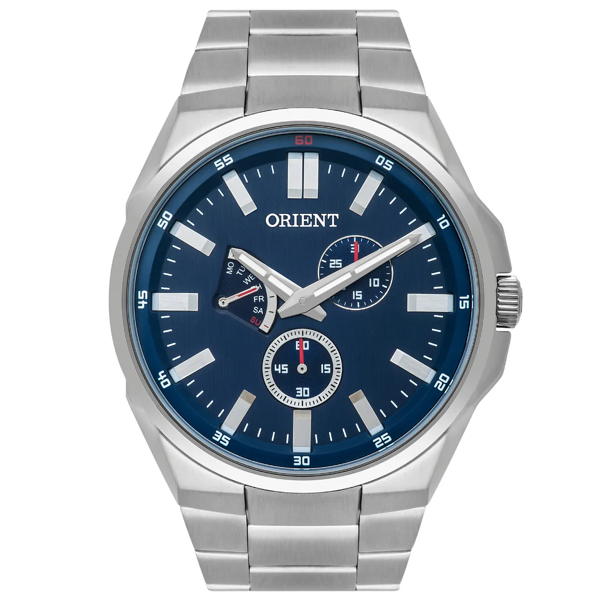 Relógio Orient Eternal Multifunção Masculino - MBSSM087 D1SX Azul