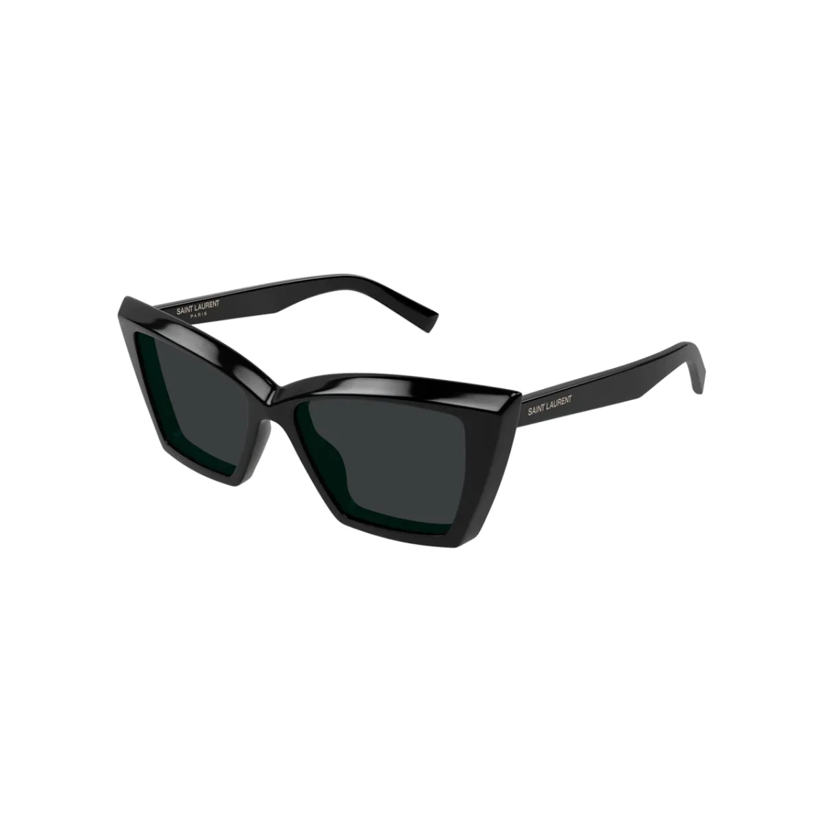 Óculos de Sol Saint Laurent SL 657-001 54 Acetato Preto com lentes na cor Fumê