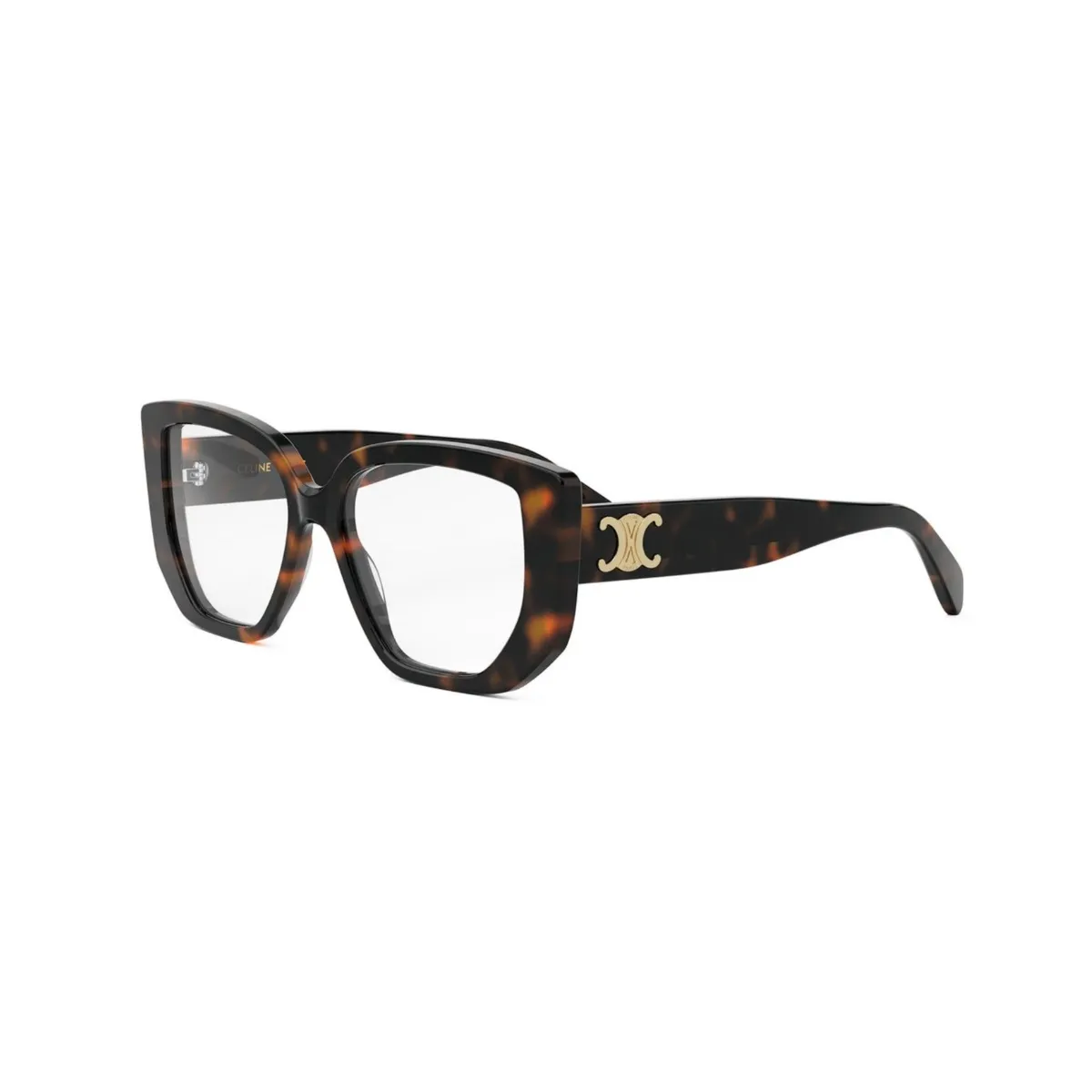 Óculos de Grau Celine CL50146I_53052 Acetato Marrom Mesclado
