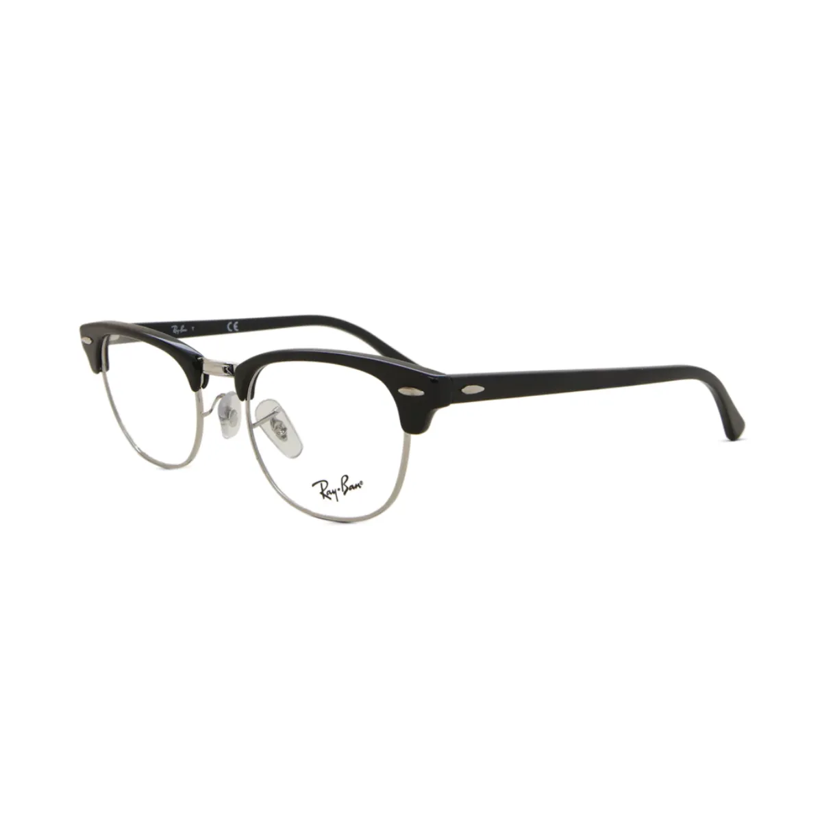 Óculos de Grau Ray-Ban Clubmaster 0RX5154 2000 51 Acetato Preto