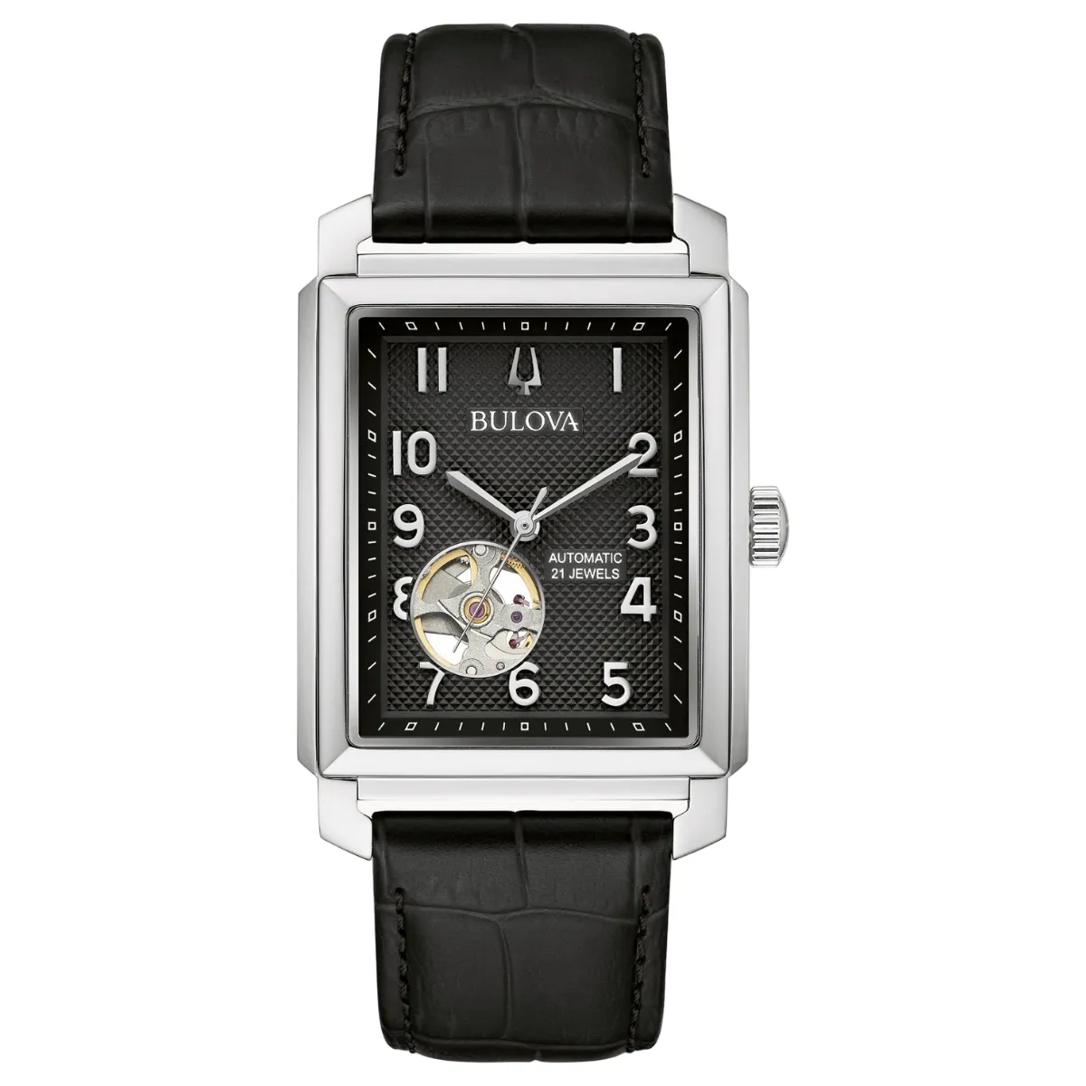 Relógio Bulova Sutton Classic Automático Masculino - 96A269 Preto