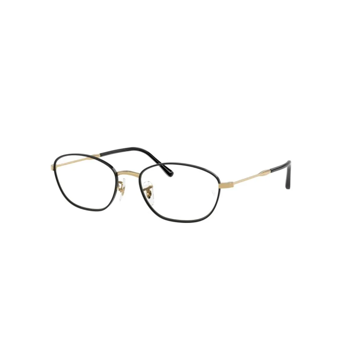 Óculos de Grau Ray-Ban 0RX3749V 3175 55 Metal Preto e Dourado