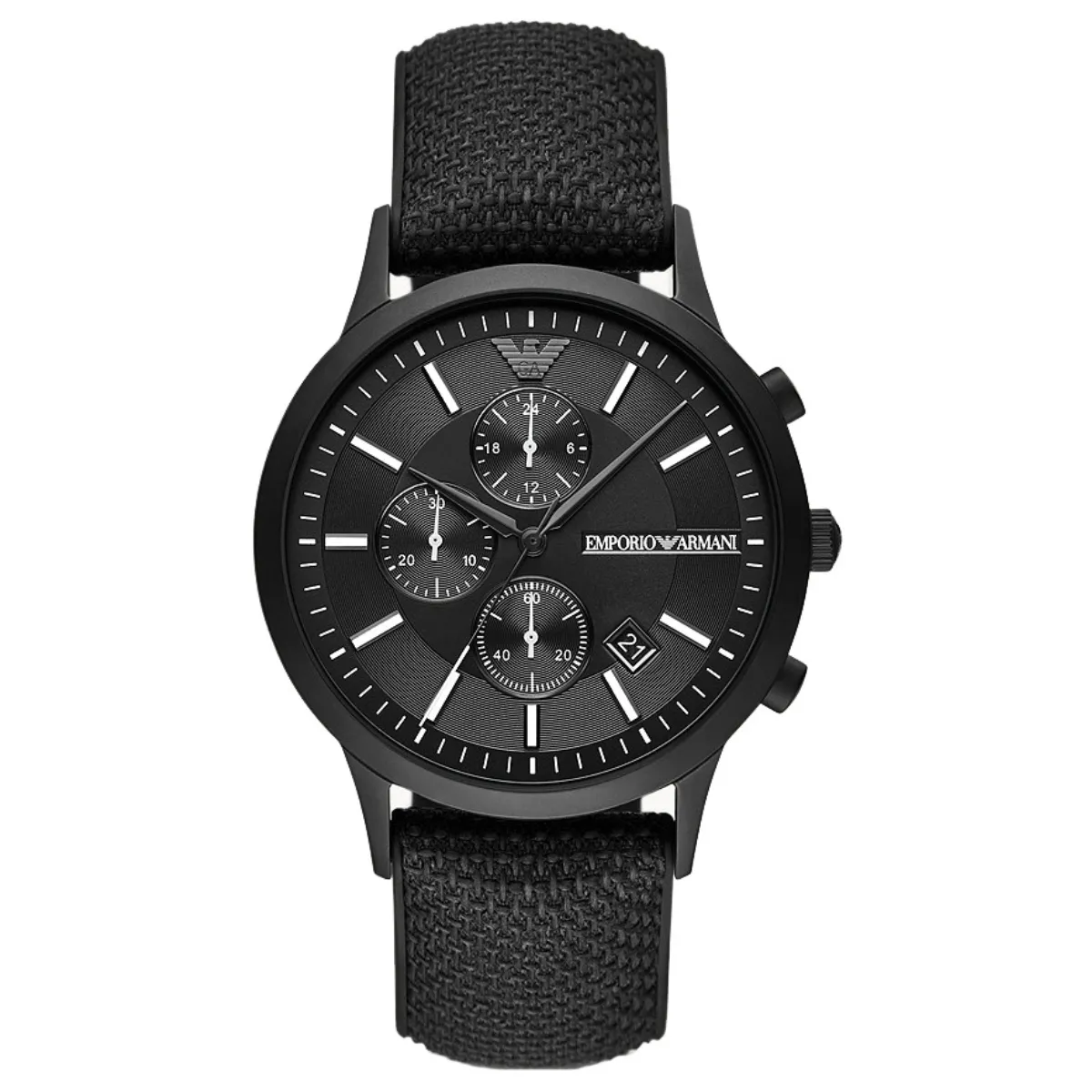Relógio Emporio Armani Renato Cronógrafo Masculino - AR11457B1 P1PX Preto
