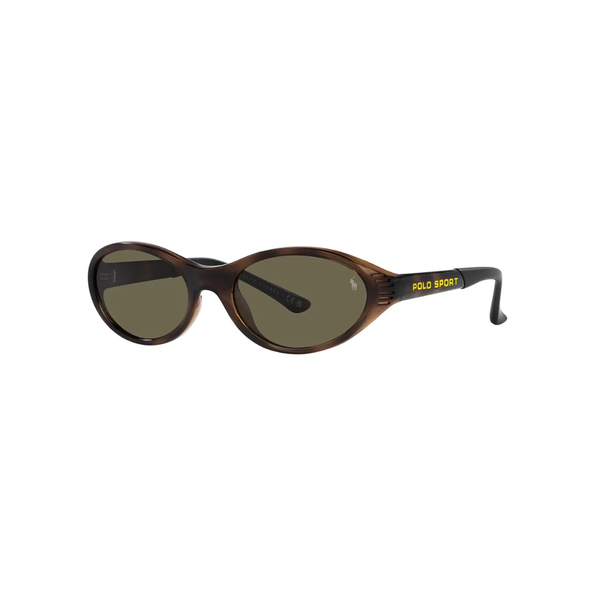 Óculos de Sol Polo Ralph Lauren 0PH4197U 5003/356 Acetato Marrom Mesclado com lentes na cor Marrom